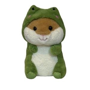 Kellytoy Bee Happy Henry Hamster Wearing Green Hamster PJ Pajamas 12" Plush 2019